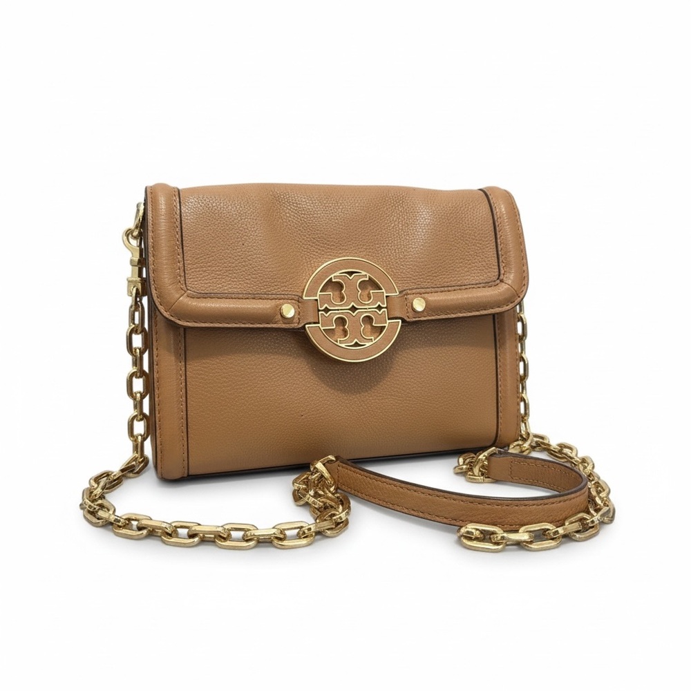Tory Burch Tan Crossbody Bag EUC - Picture 11 of 15